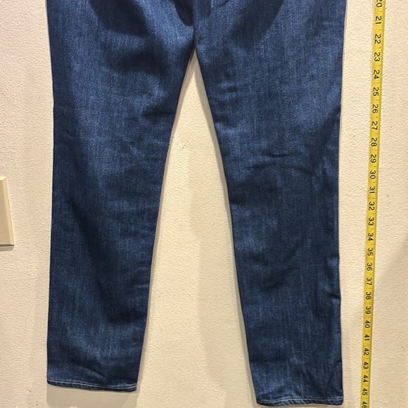 PAIGE Women's Dark Blue Skinny Jeans - Picture 4 of 8